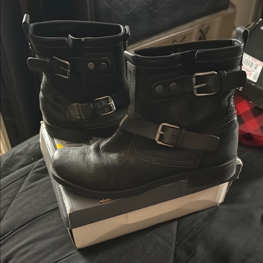 Tommy Hilfiger Black Ankle Boots